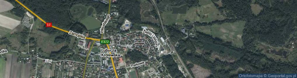 Zdjęcie satelitarne Cicha ul.
